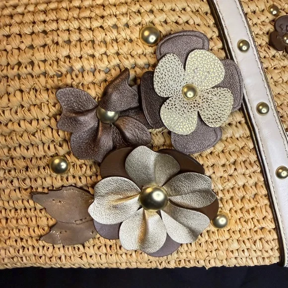 Coach Hampton Floral Applique Purse